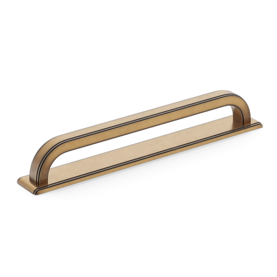 Armac Martin Dougan Cabinet Handle with Backplate in 96mm / Fine English Antique