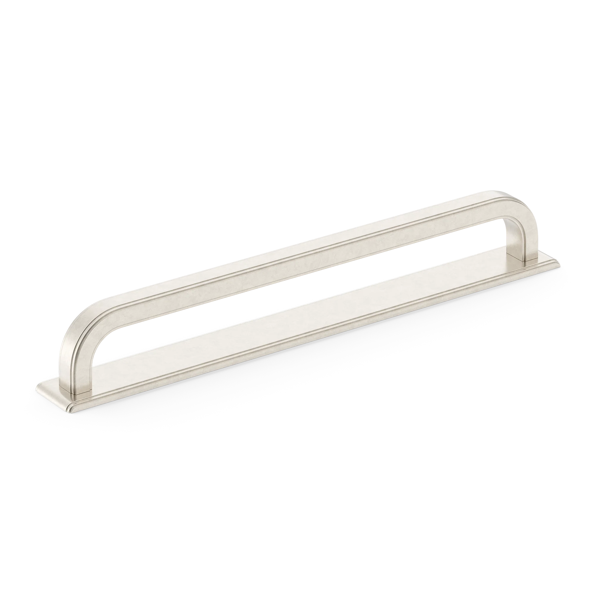 Armac Martin Dougan Appliance Pull with Backplate in 320mm / Barrelled Nickel Plate