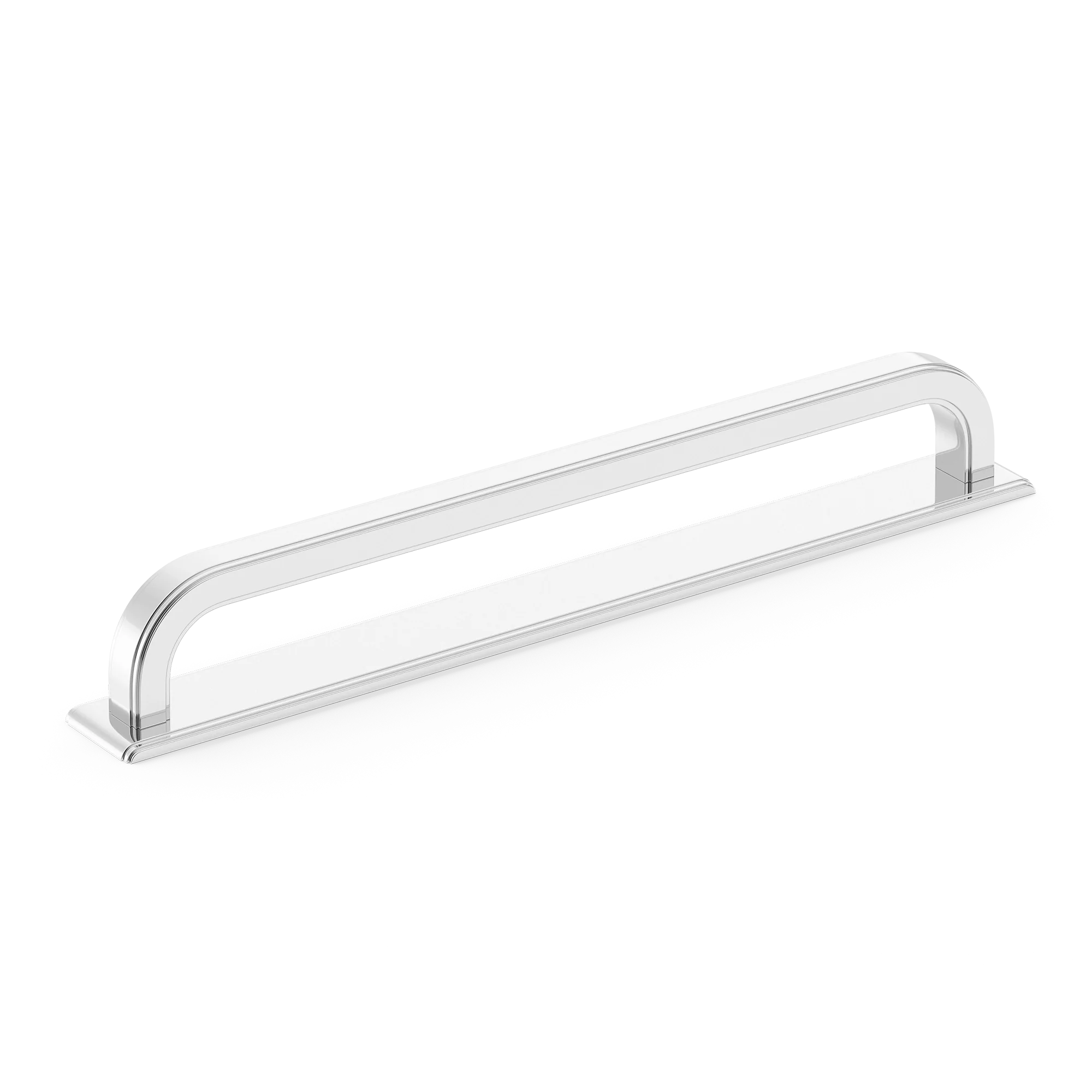 Armac Martin Dougan Appliance Pull with Backplate in 320mm / Polished Chrome Plate