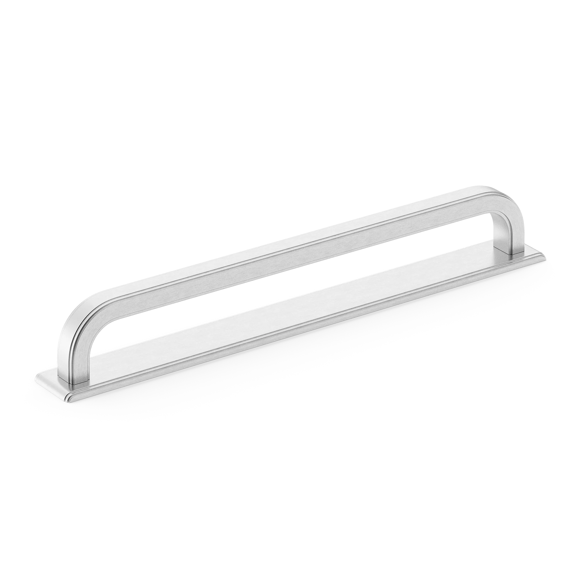 Armac Martin Dougan Appliance Pull with Backplate in 320mm / Satin Chrome Plate