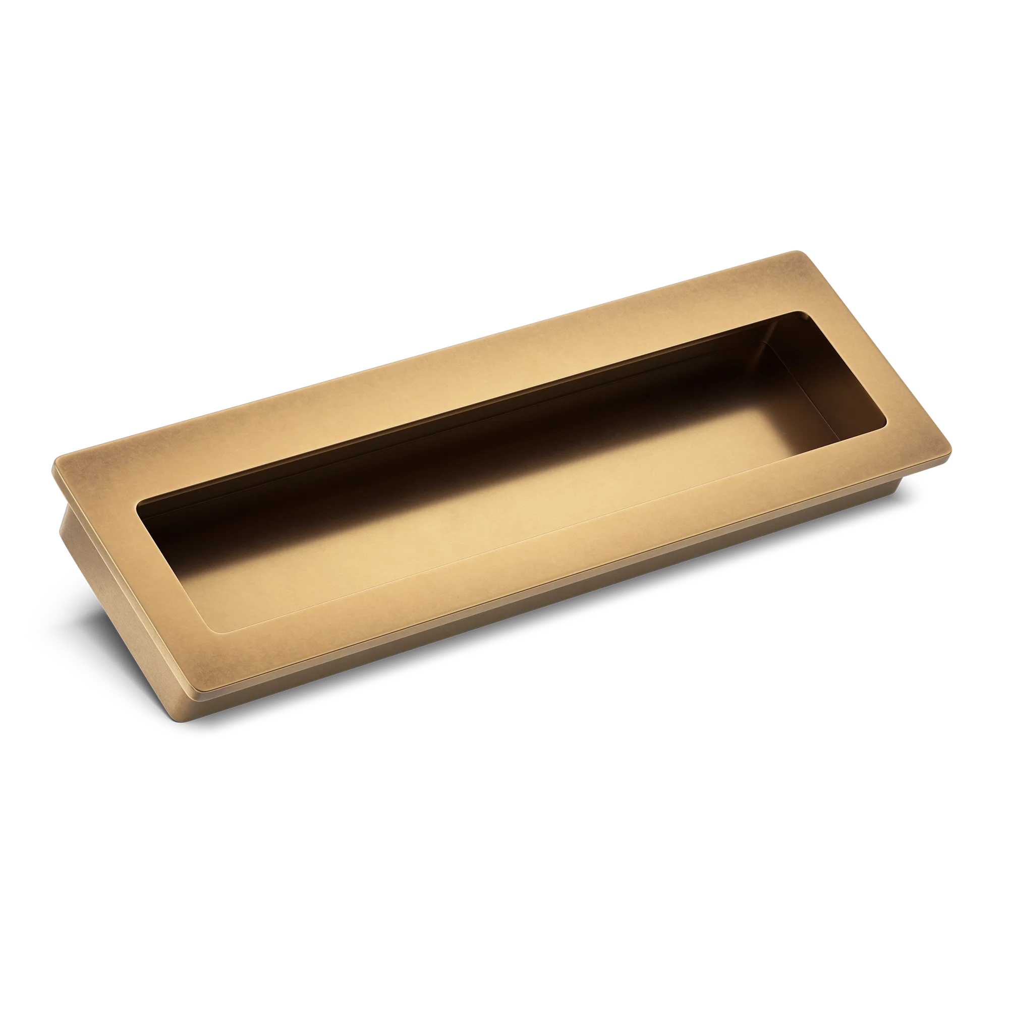 Armac Martin Driffold Flush Pull in 100mm / Fine English Antique