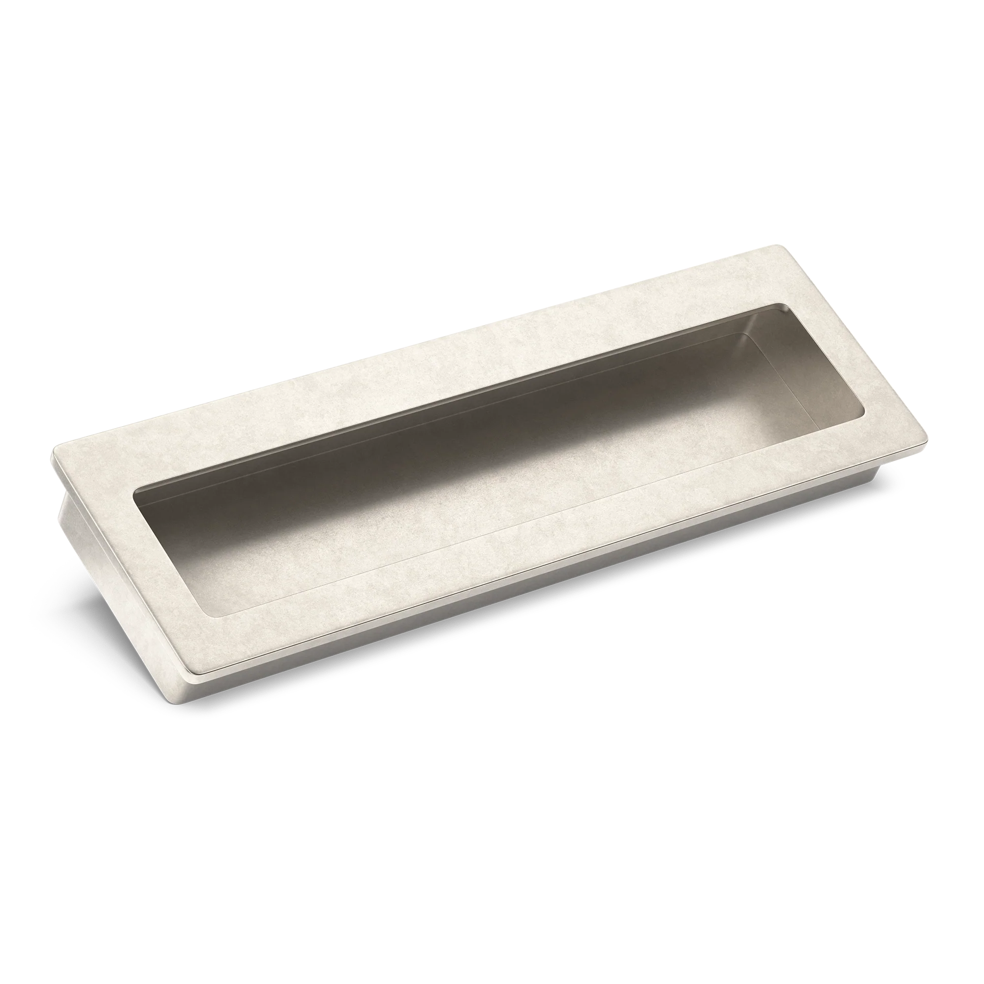Armac Martin Driffold Flush Pull in 100mm / Barrelled Nickel Plate