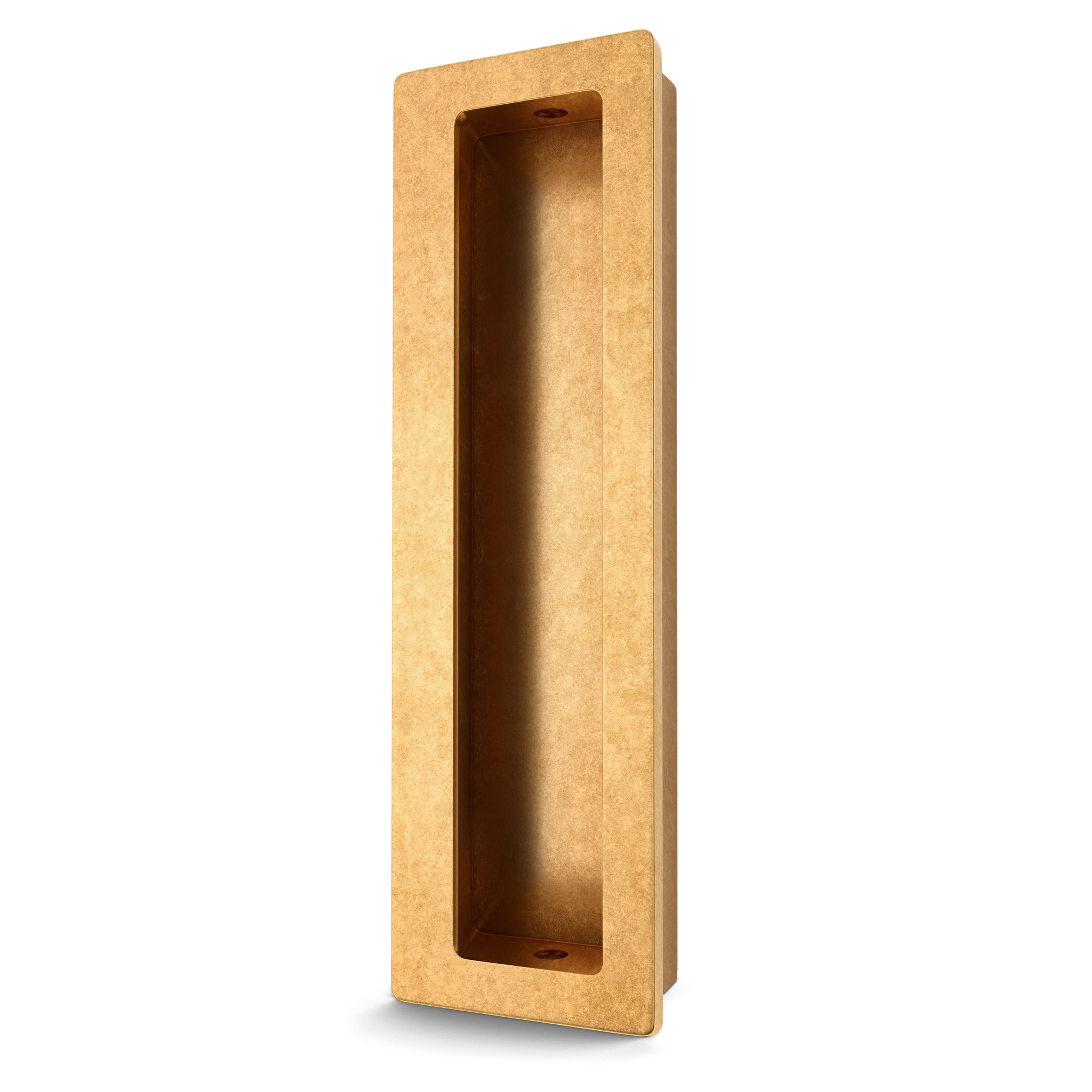 Armac Martin Driffold Sliding Door Flush Pull in 100mm / Burnished Brass