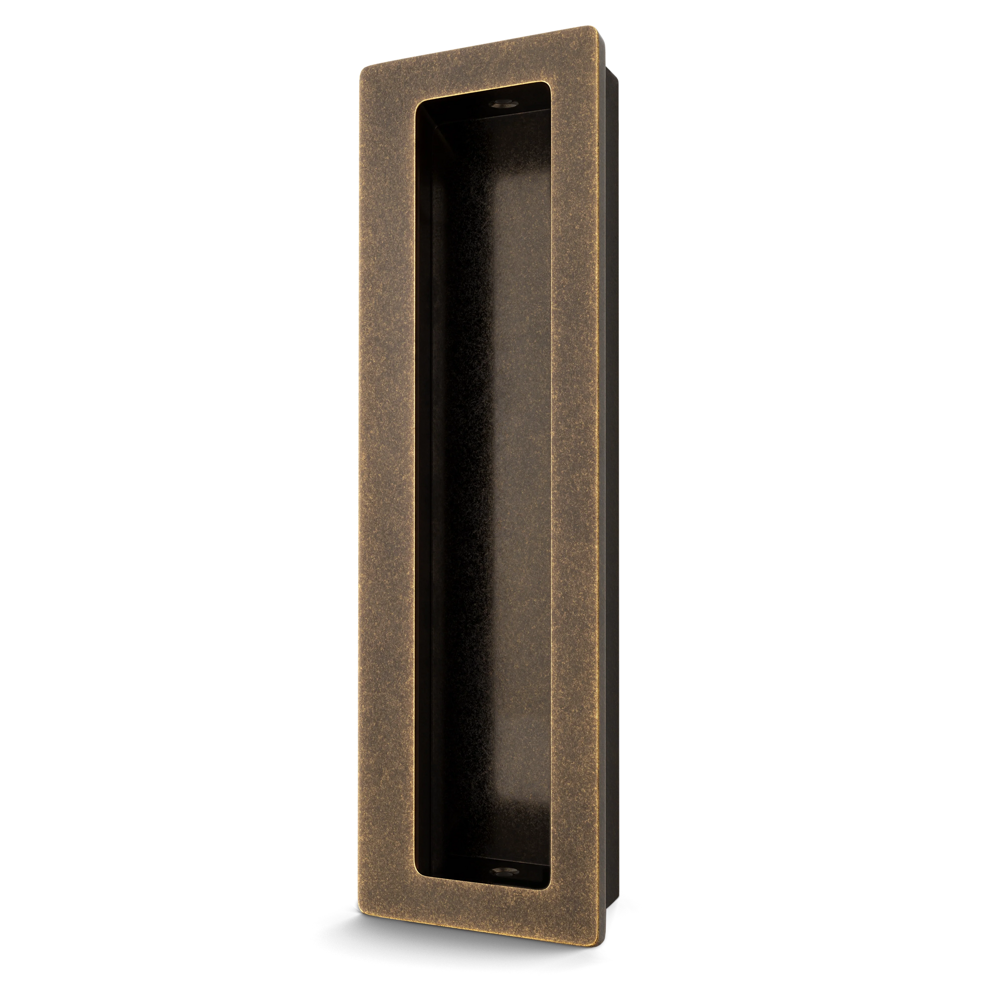 Armac Martin Driffold Sliding Door Flush Pull in 100mm / Dark Aged Brass