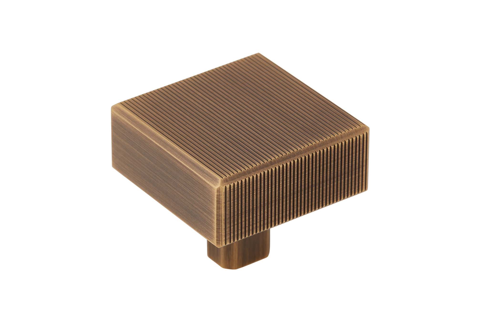 Armac Martin Digbeth Ridged Cabinet Knob with Backplate
