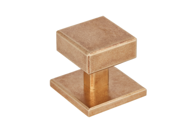 Armac Martin Digbeth Plain Cabinet Knob with Backplate