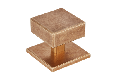 Armac Martin Digbeth Plain Cabinet Knob with Backplate