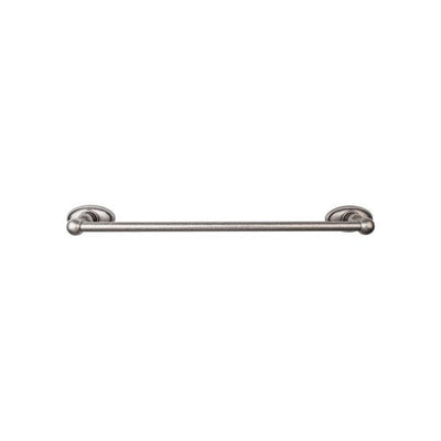 Top Knobs Edwardian Bath Towel Bar Single, Oval Backplate 30" in Antique Pewter