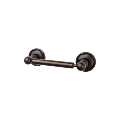 Top Knobs Edwardian Bath Tissue Holder, Ribbon Backplate in Oil Rubbed Bronze