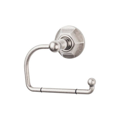 Top Knobs Edwardian Bath Tissue Hook, Hex Backplate in Antique Pewter