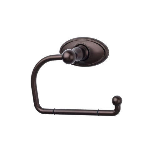 Top Knobs Edwardian Bath Tissue Hook, Oval Backplate in Oil Rubbed Bronze