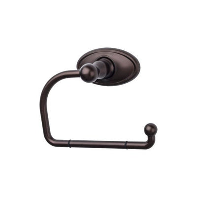 Top Knobs Edwardian Bath Tissue Hook, Oval Backplate in Oil Rubbed Bronze