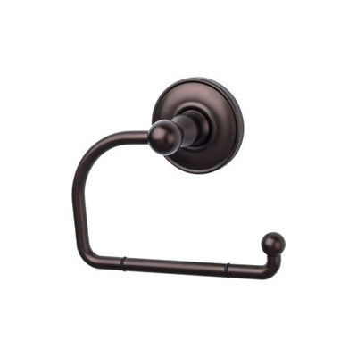 Top Knobs Edwardian Bath Tissue Hook, Plain Backplate in Oil Rubbed Bronze