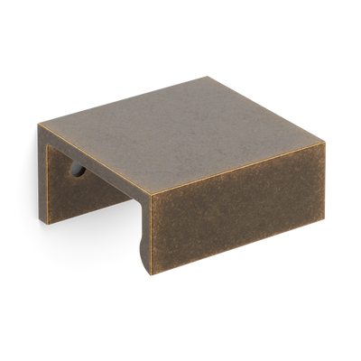 Armac Martin Edgbaston Finger Pull in 50mm / Dark Aged Brass