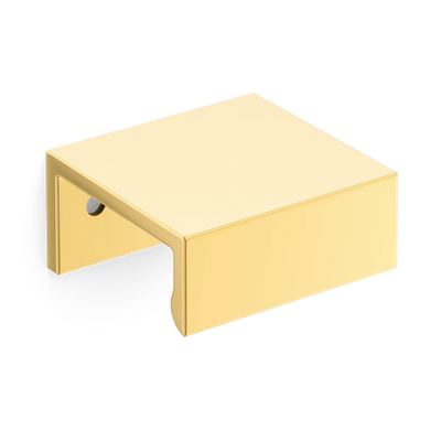 Armac Martin Edgbaston Finger Pull in 50mm / Polished Brass Lacquered