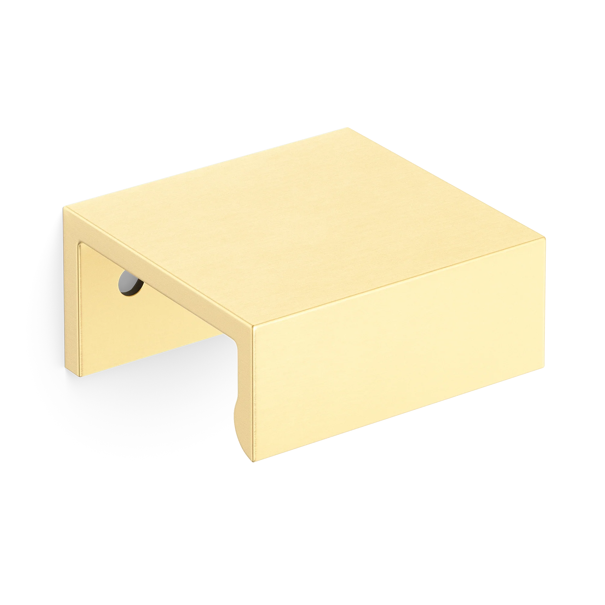 Armac Martin Edgbaston Finger Pull in 50mm / Satin Brass Satin Lacquered
