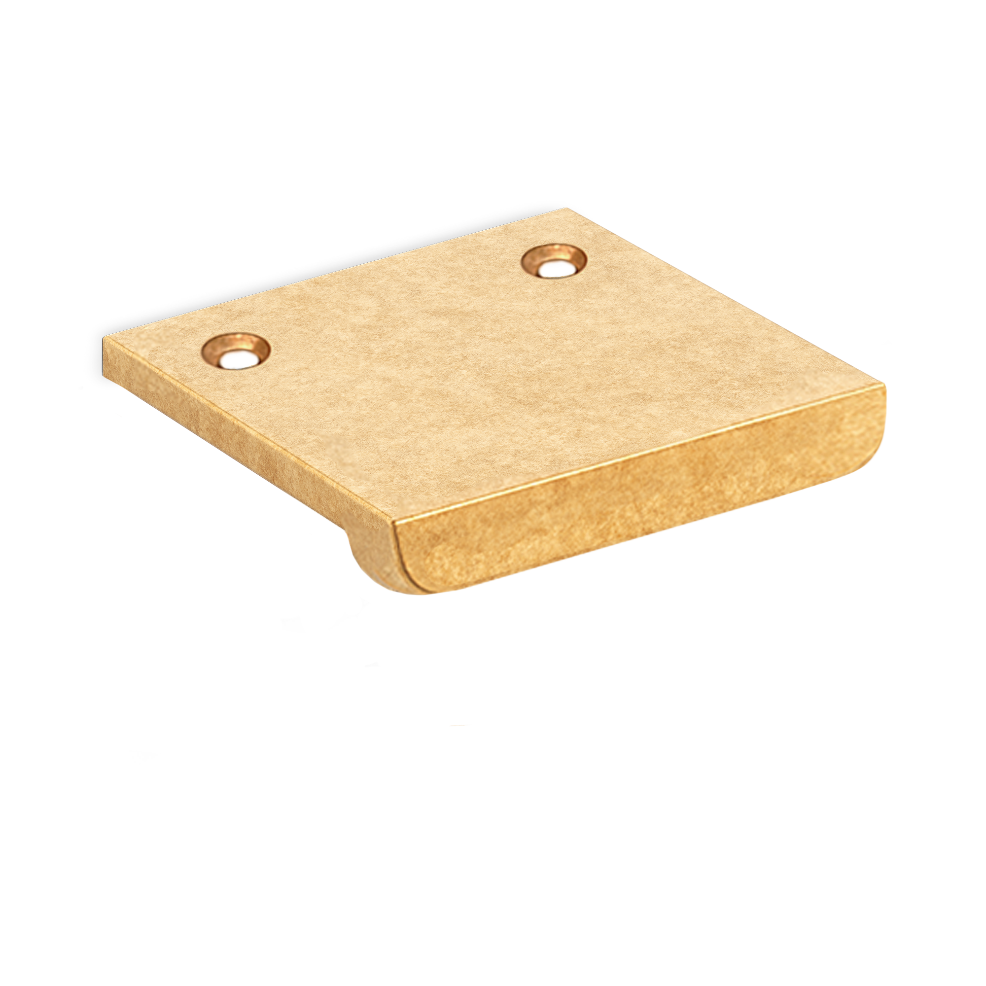 Armac Martin Edgbaston Curved Square Lip Finger Pull Top Fixed in 50mm / Aged Copper