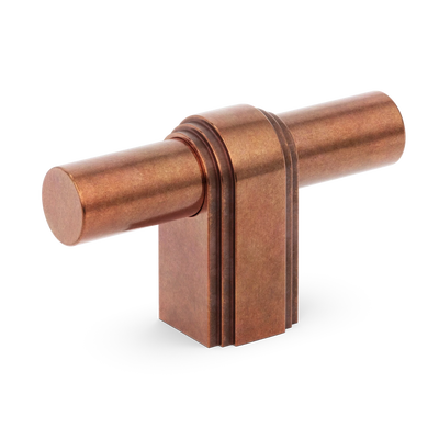 Armac Martin Gaumont T-bar Handle in 64mm / Aged Copper