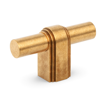 Armac Martin Gaumont T-bar Handle in 64mm / Burnished Brass