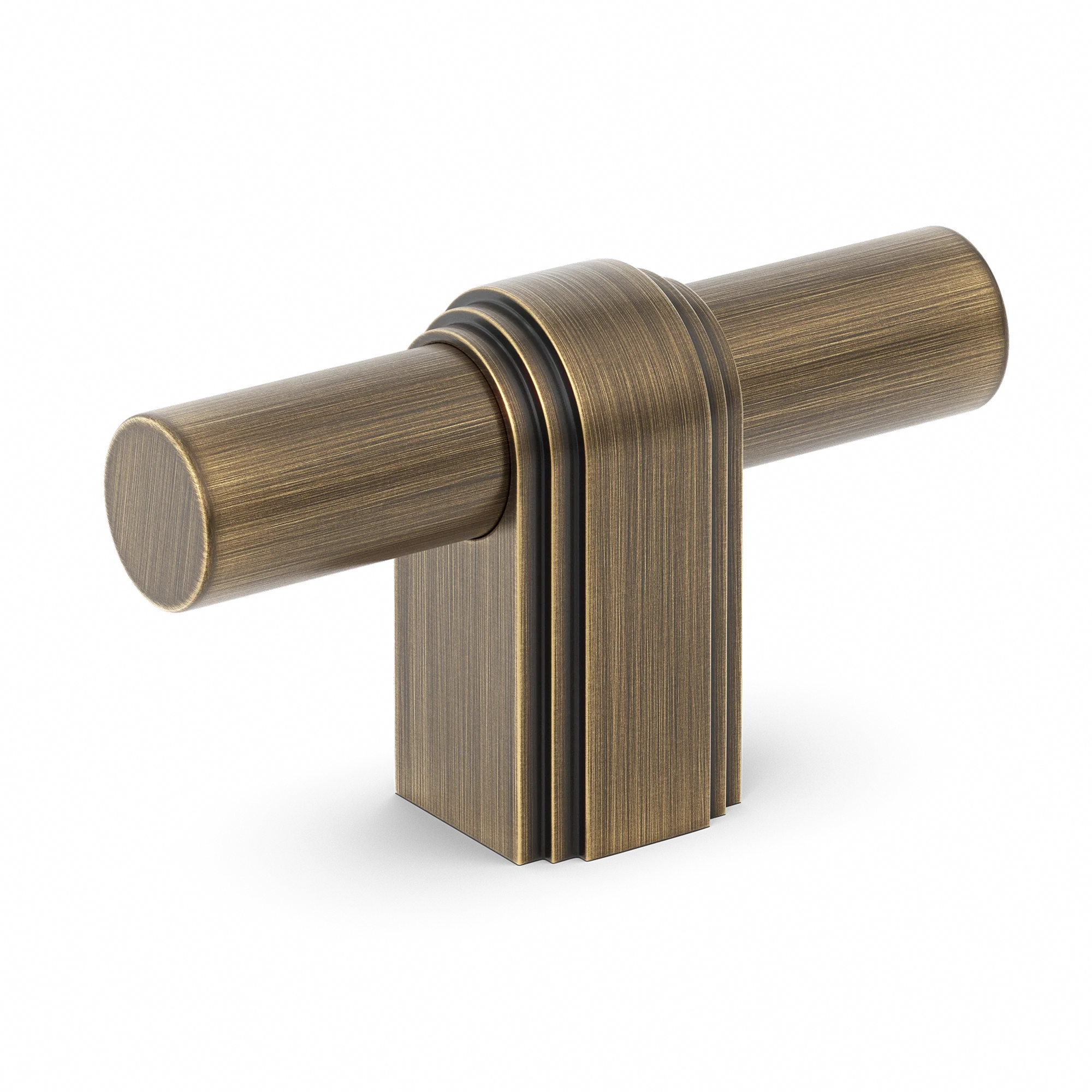 Armac Martin Gaumont T-bar Handle in 64mm / Satin Antique Satin Lacquered