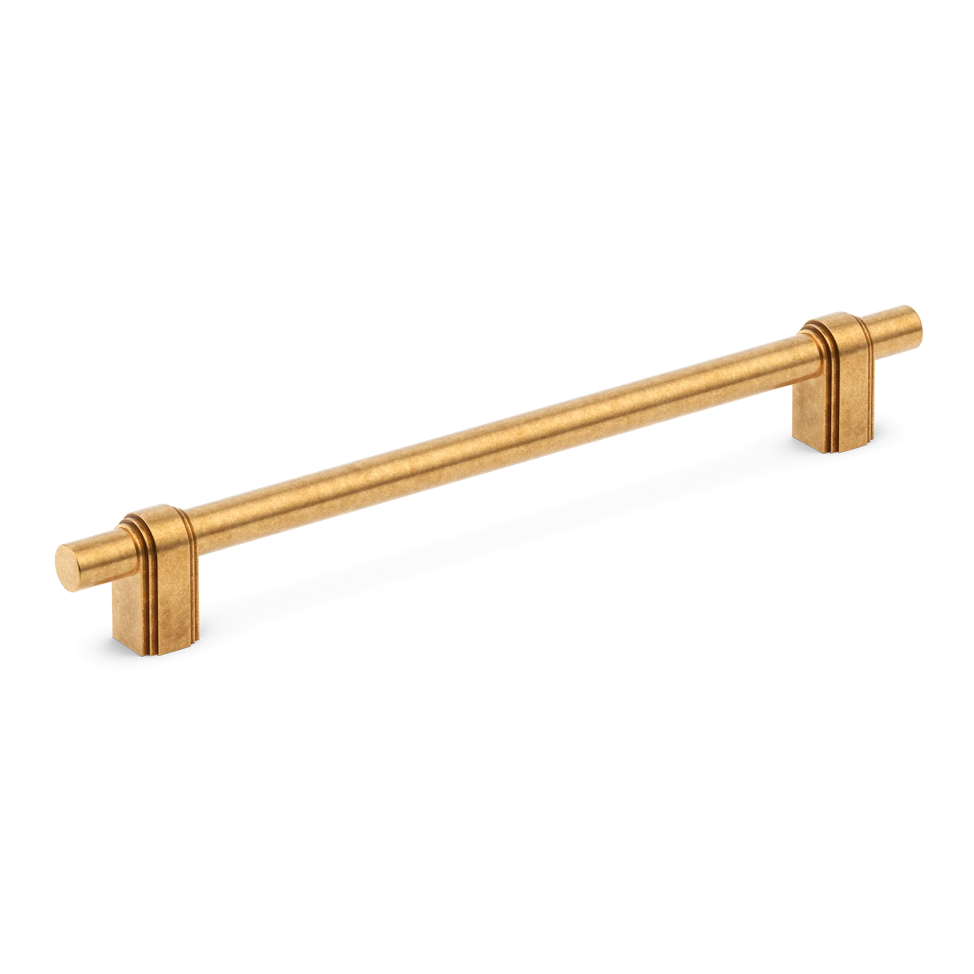 Armac Martin Gaumont Cabinet Handle in 96mm / Burnished Brass