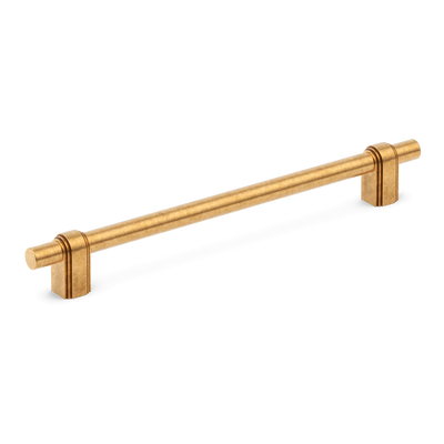 Armac Martin Gaumont Cabinet Handle in 96mm / Burnished Brass