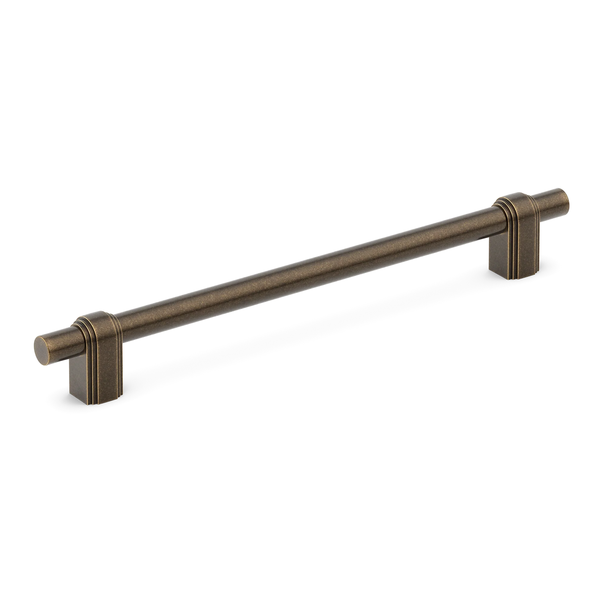 Armac Martin Gaumont Cabinet Handle in 96mm / Dark Aged Brass