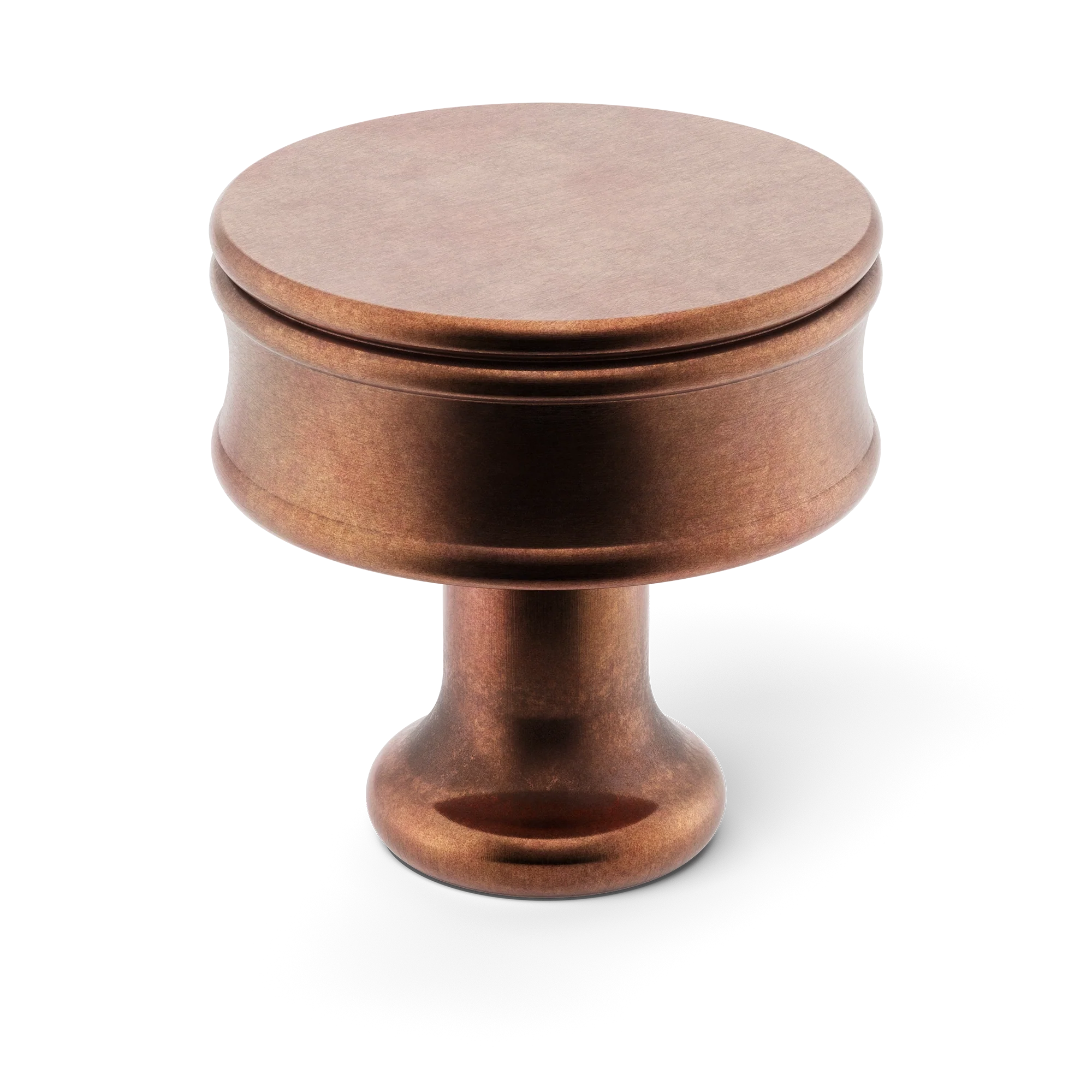 Armac Martin Grove Bamboo Cabinet Knob in 25mm / Aged Copper