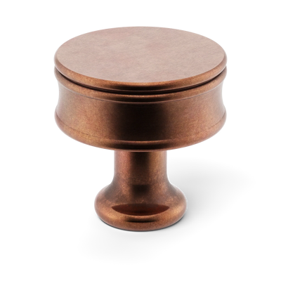 Armac Martin Grove Bamboo Cabinet Knob in 25mm / Aged Copper
