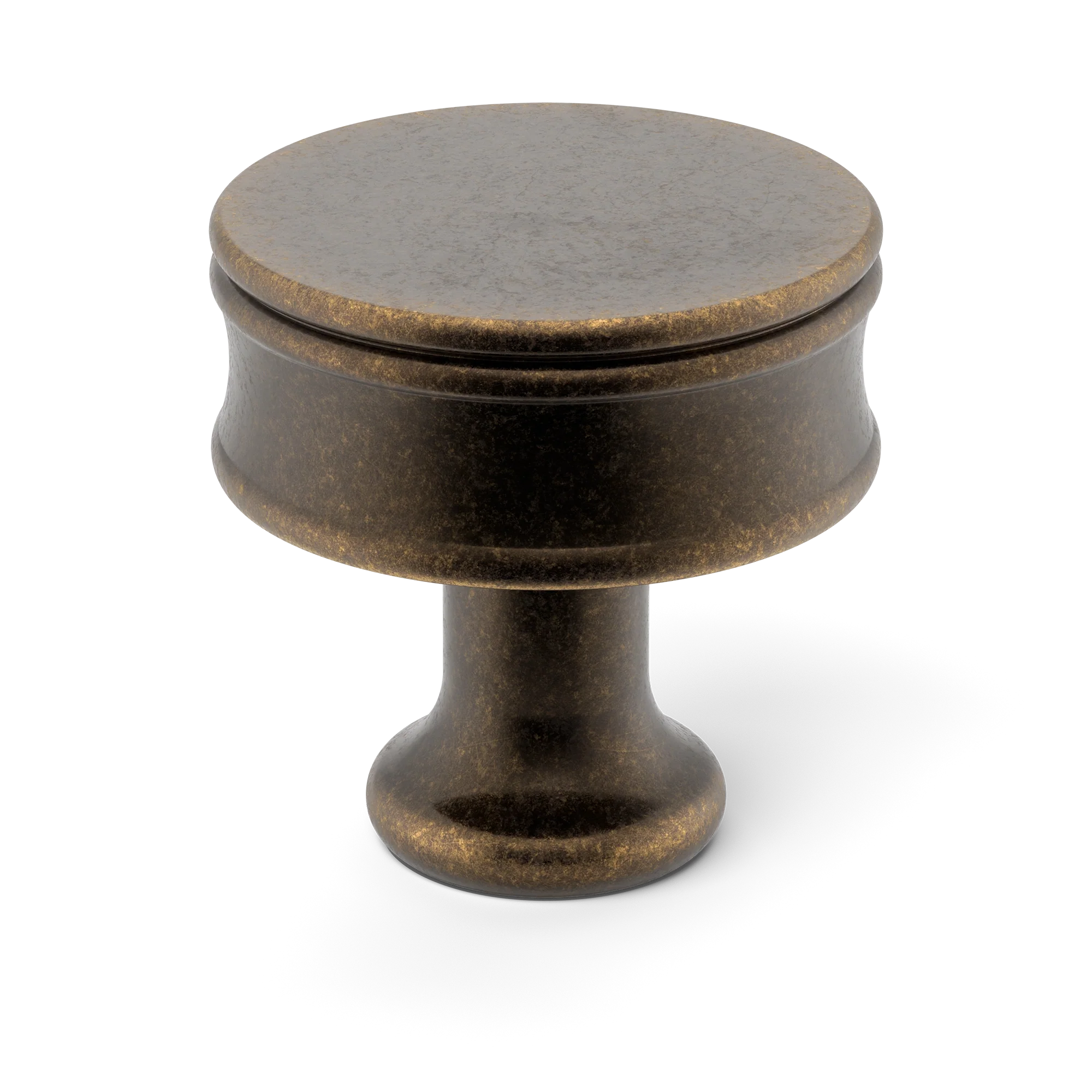 Armac Martin Grove Bamboo Cabinet Knob in 25mm / Dark Aged Brass