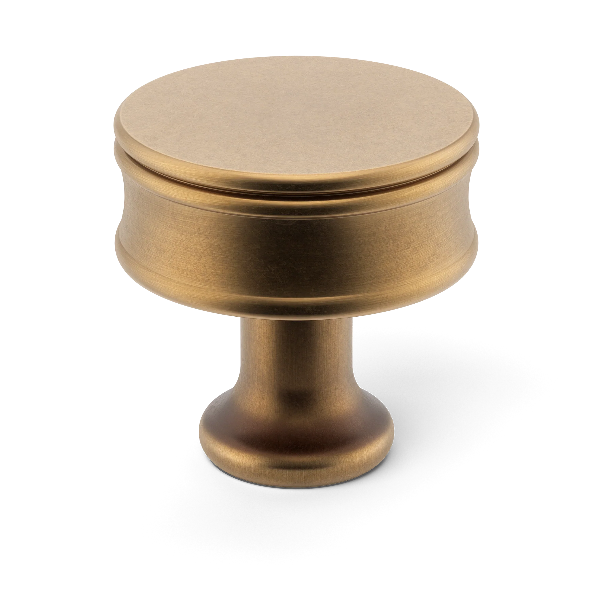 Armac Martin Grove Bamboo Cabinet Knob in 25mm / Fine English Antique