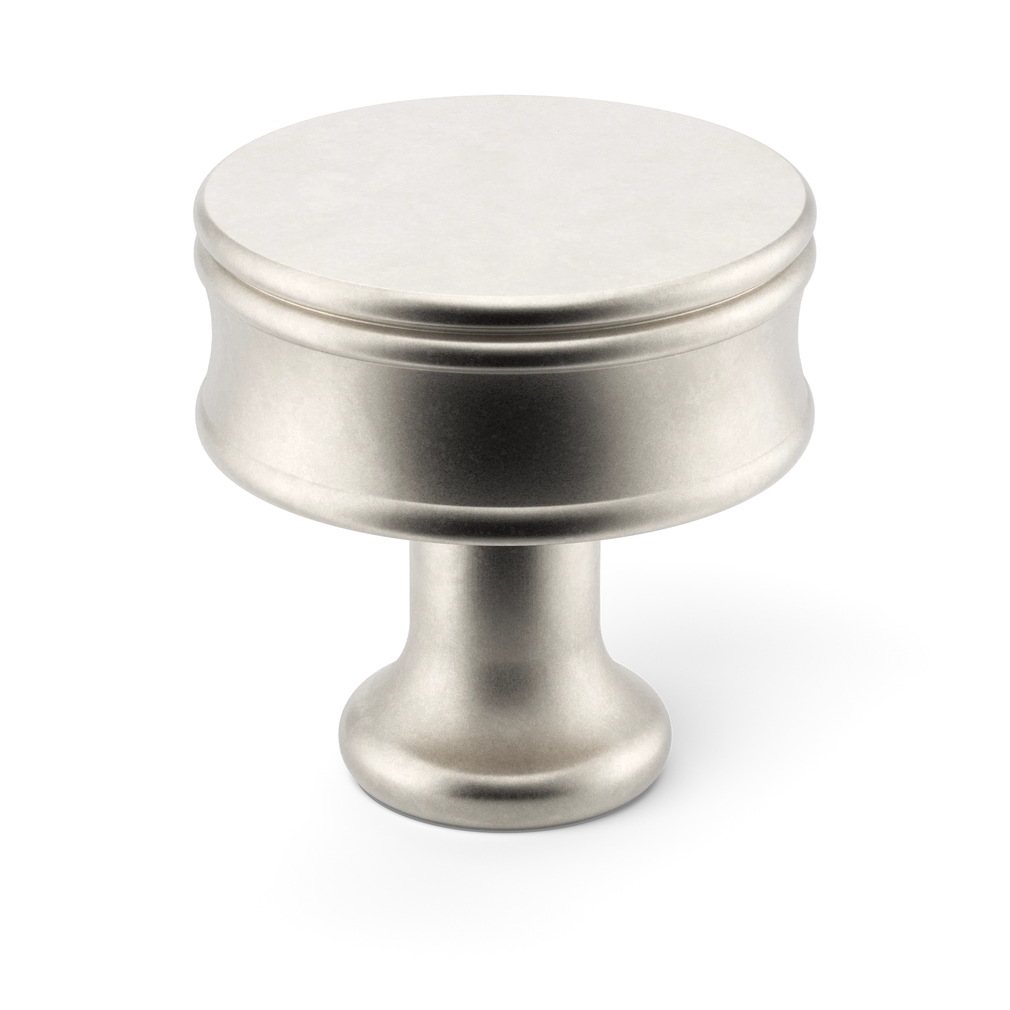 Armac Martin Grove Bamboo Cabinet Knob in 25mm / Barrelled Nickel Plate