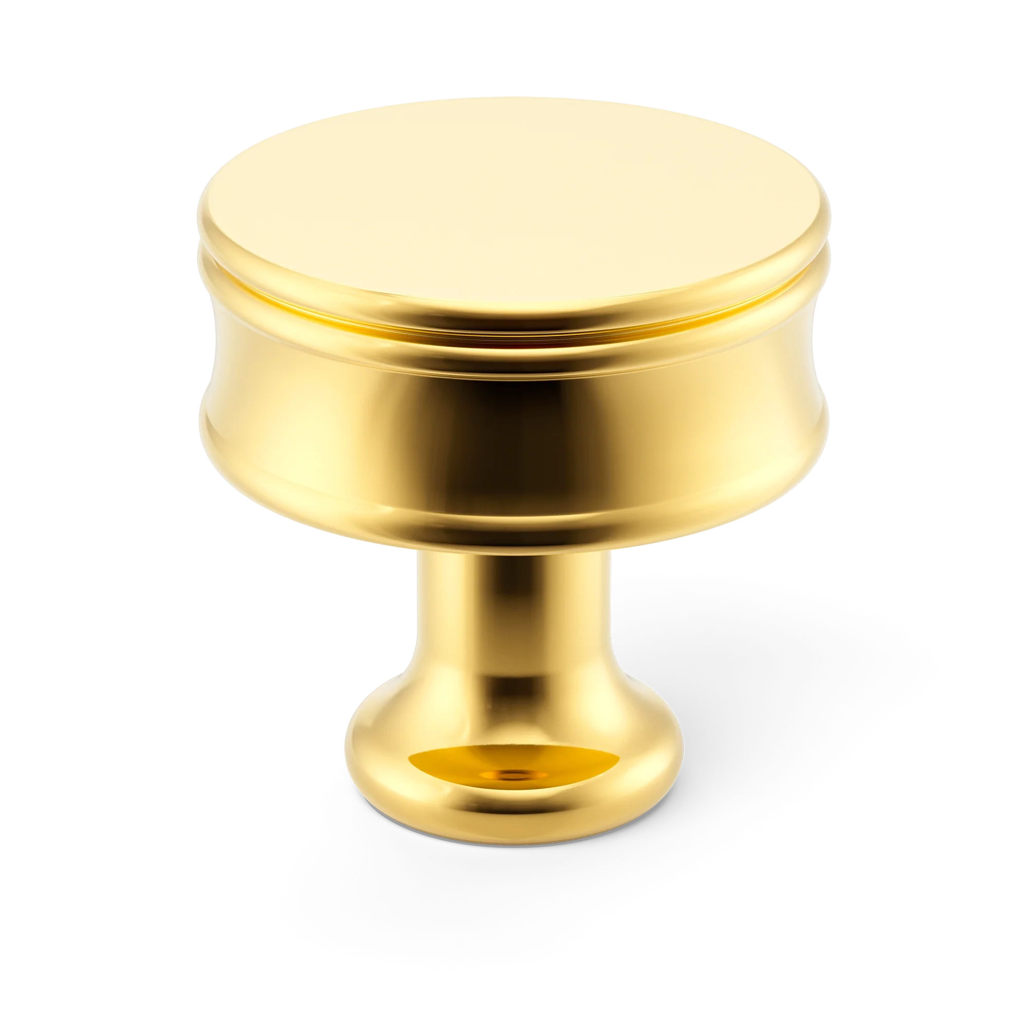 Armac Martin Grove Bamboo Cabinet Knob in 25mm / Polished Brass Lacquered