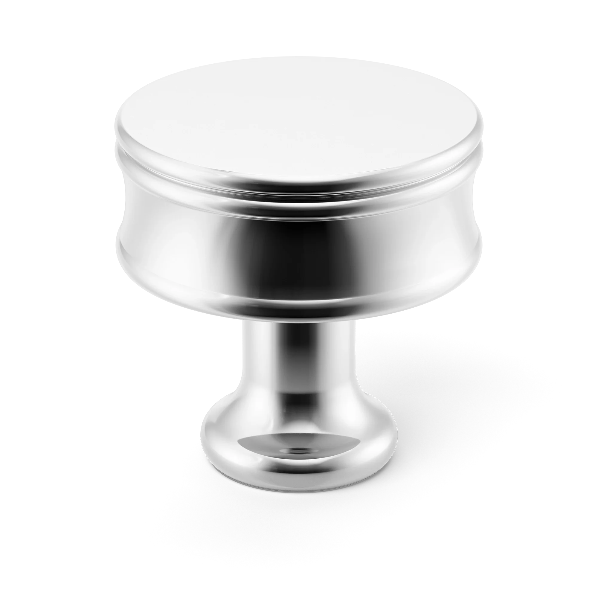Armac Martin Grove Bamboo Cabinet Knob in 25mm / Polished Chrome Plate