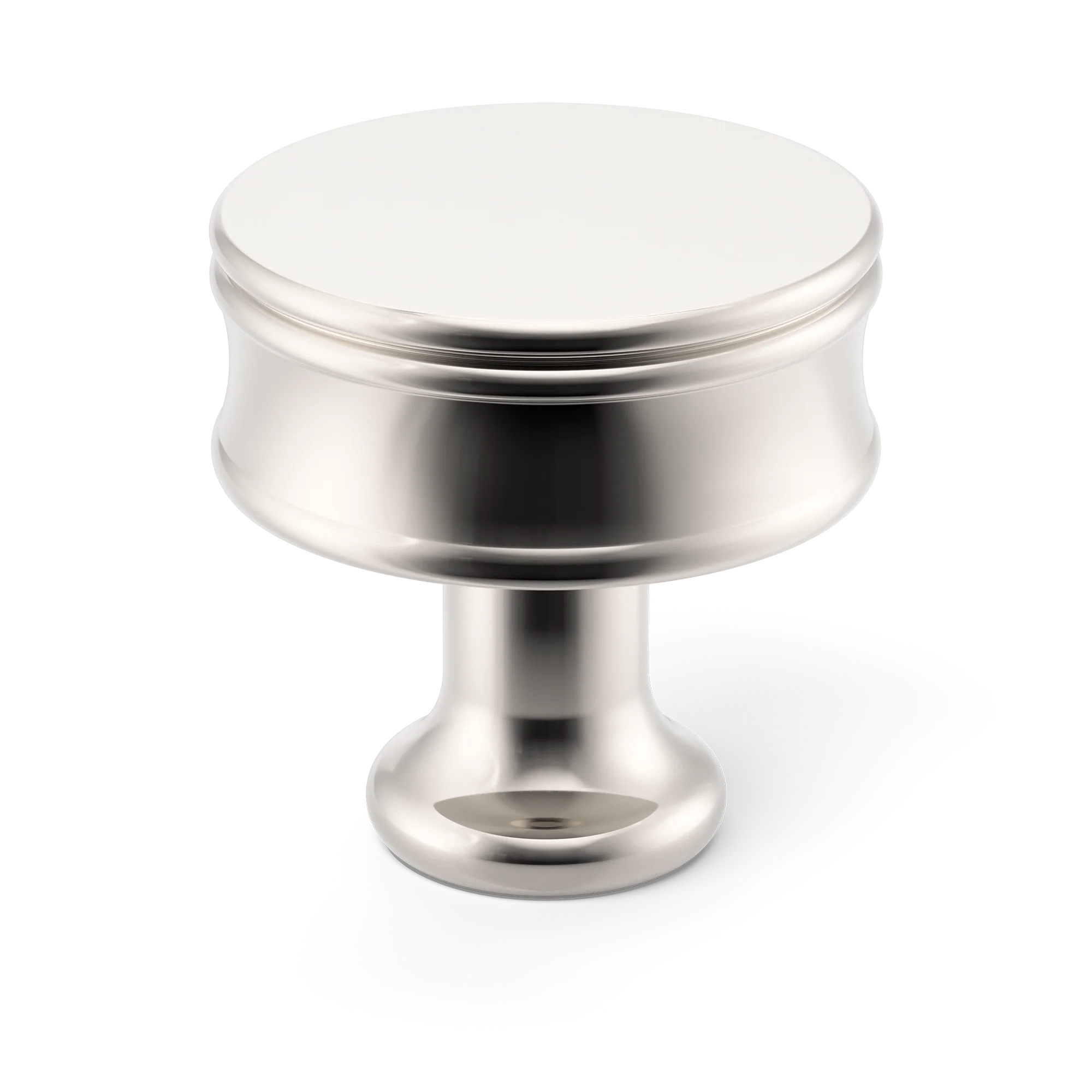 Armac Martin Grove Bamboo Cabinet Knob in 25mm / Polished Nickel Plate