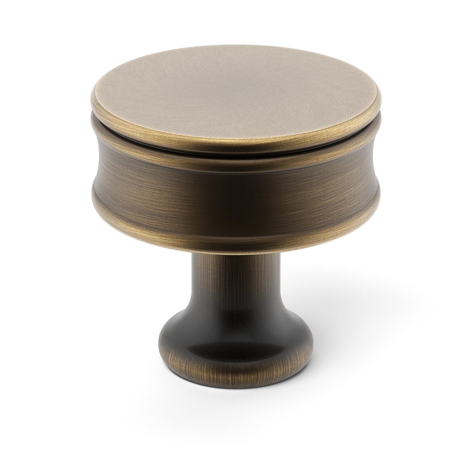 Armac Martin Grove Bamboo Cabinet Knob in 25mm / Satin Antique Satin Lacquered