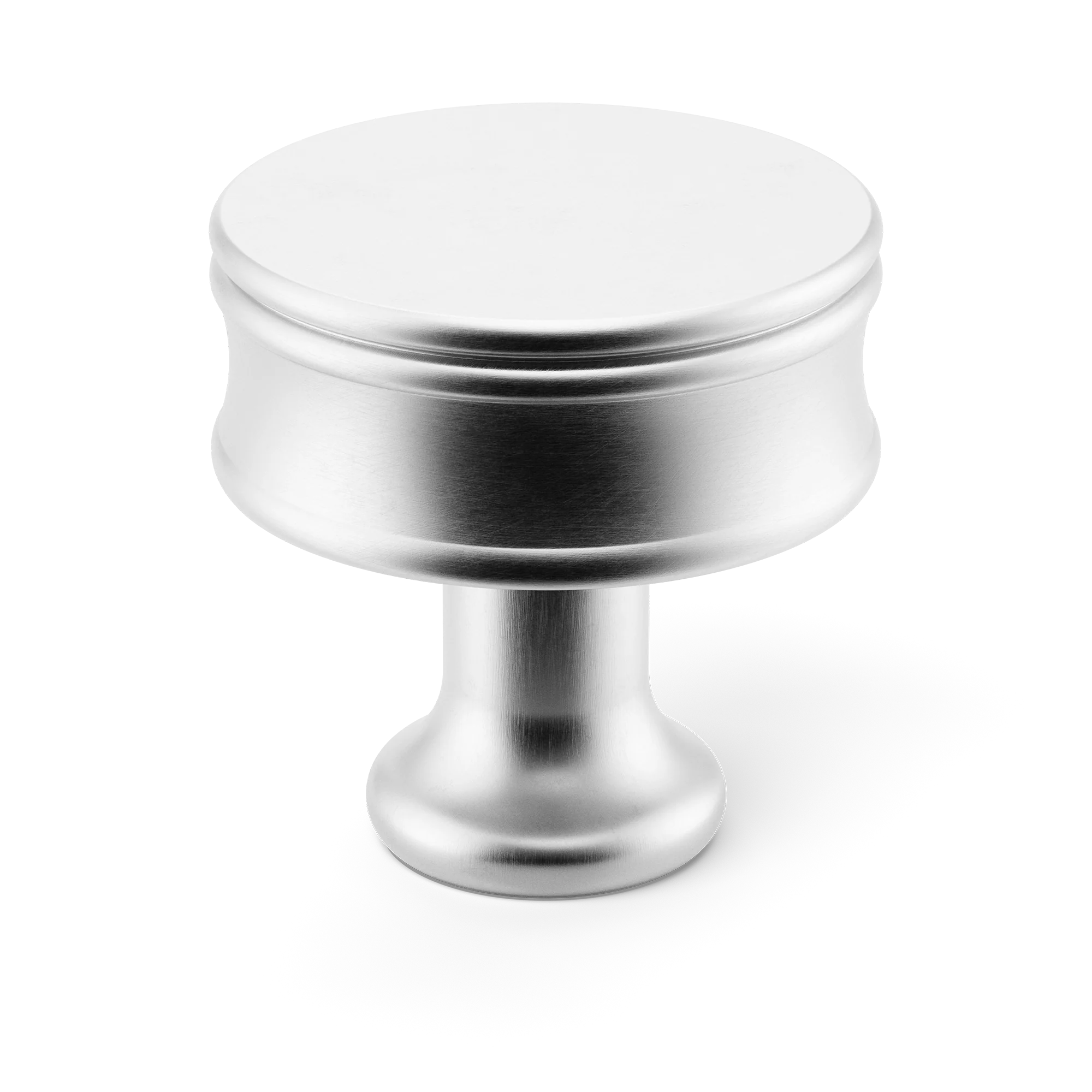 Armac Martin Grove Bamboo Cabinet Knob in 25mm / Satin Chrome Plate