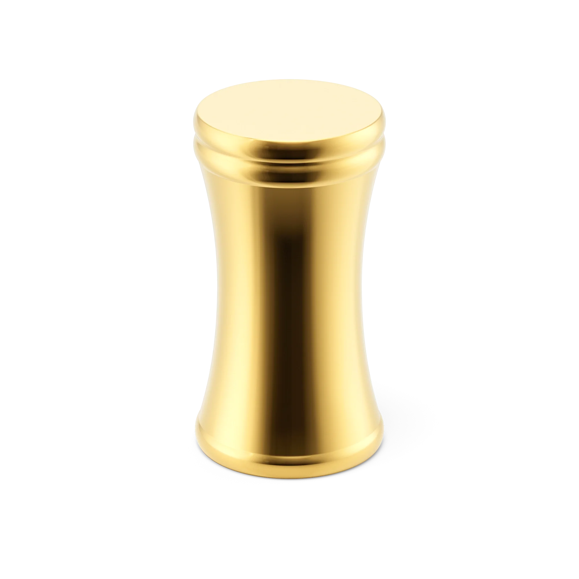 Armac Martin Grove Bamboo Thumb Knob in 19mm / Polished Brass Lacquered