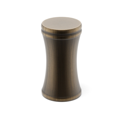 Armac Martin Grove Bamboo Thumb Knob in 19mm / Satin Antique Satin Lacquered
