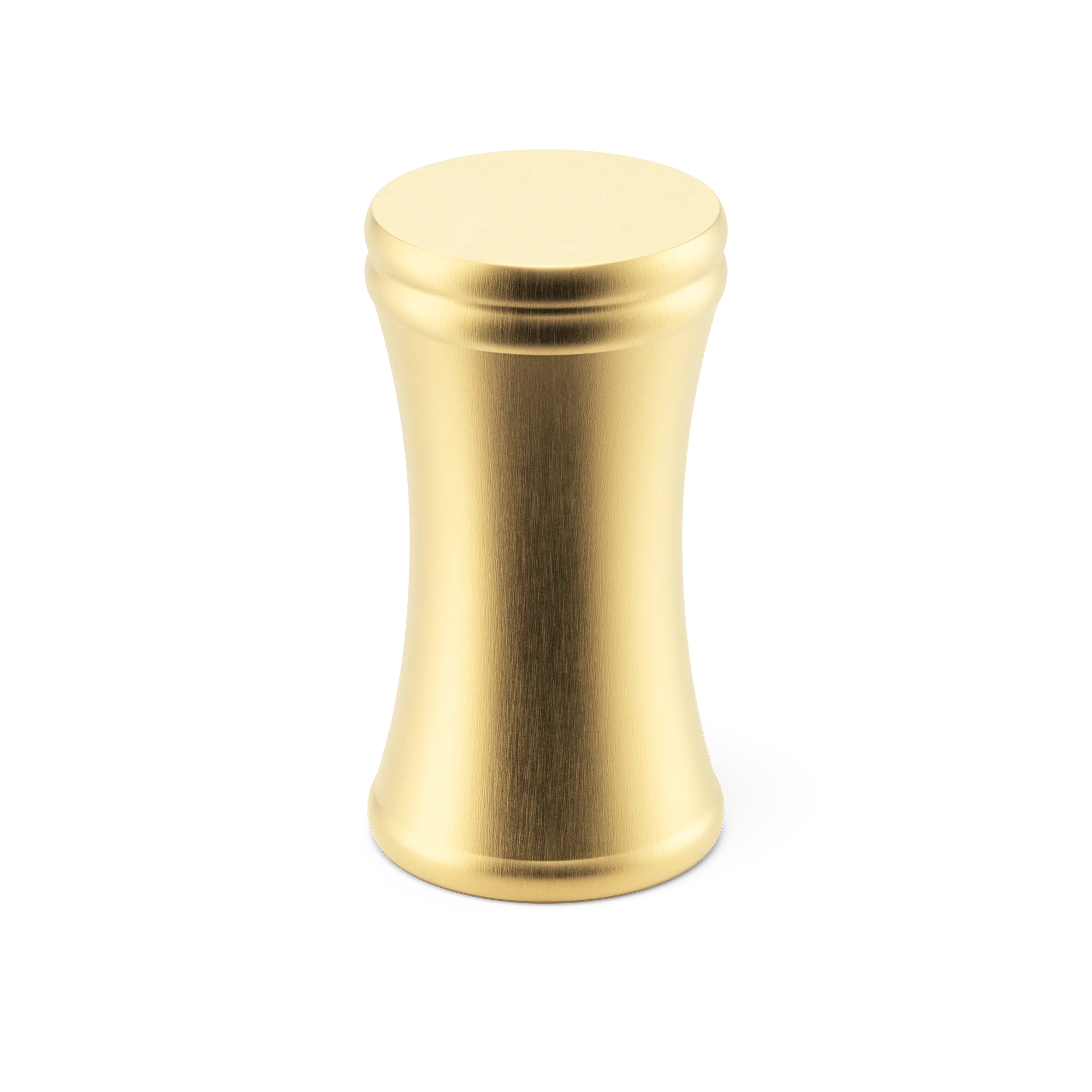 Armac Martin Grove Bamboo Thumb Knob in 19mm / Satin Brass Satin Lacquered