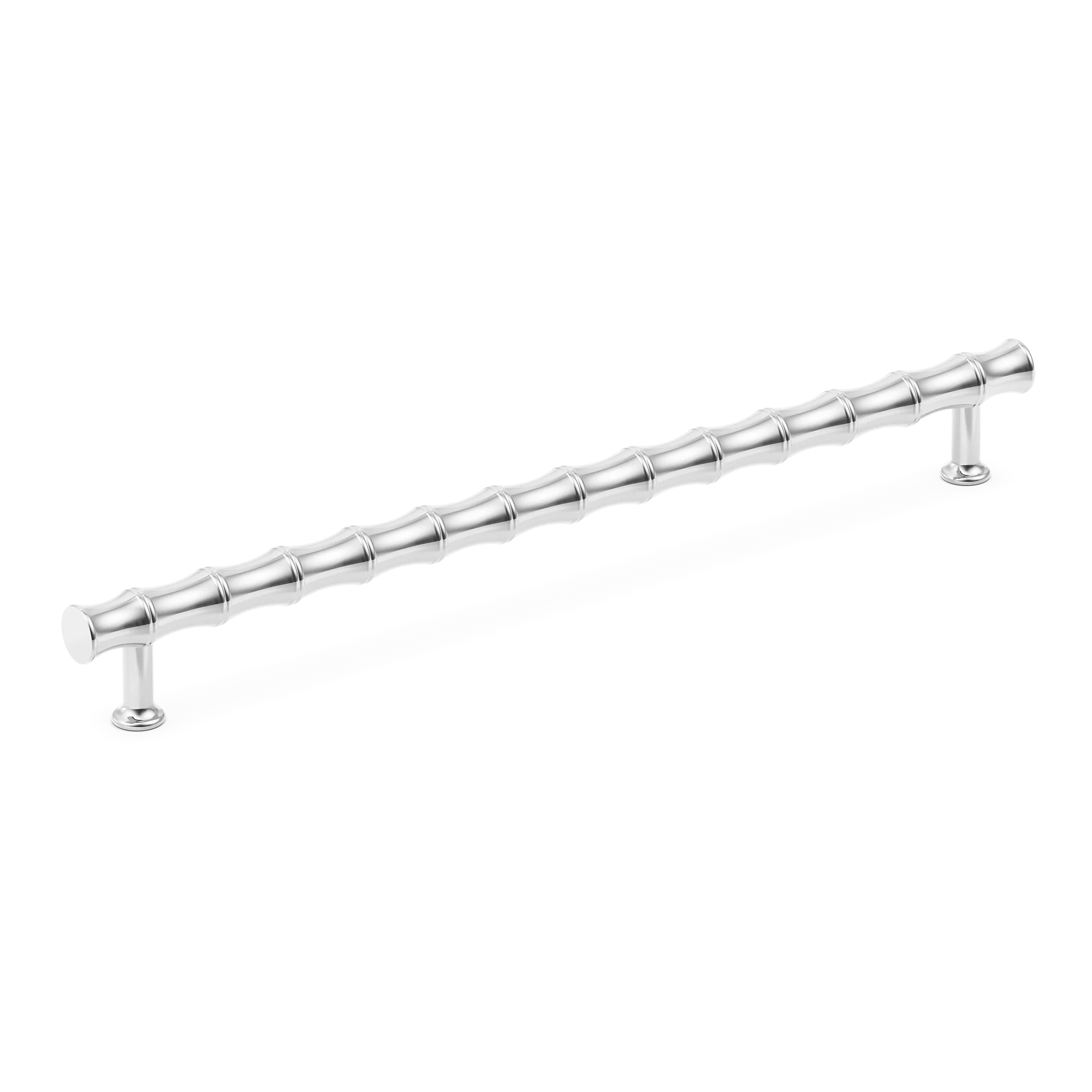 Armac Martin Grove Bamboo Appliance Pull in 384mm / Polished Chrome Plate