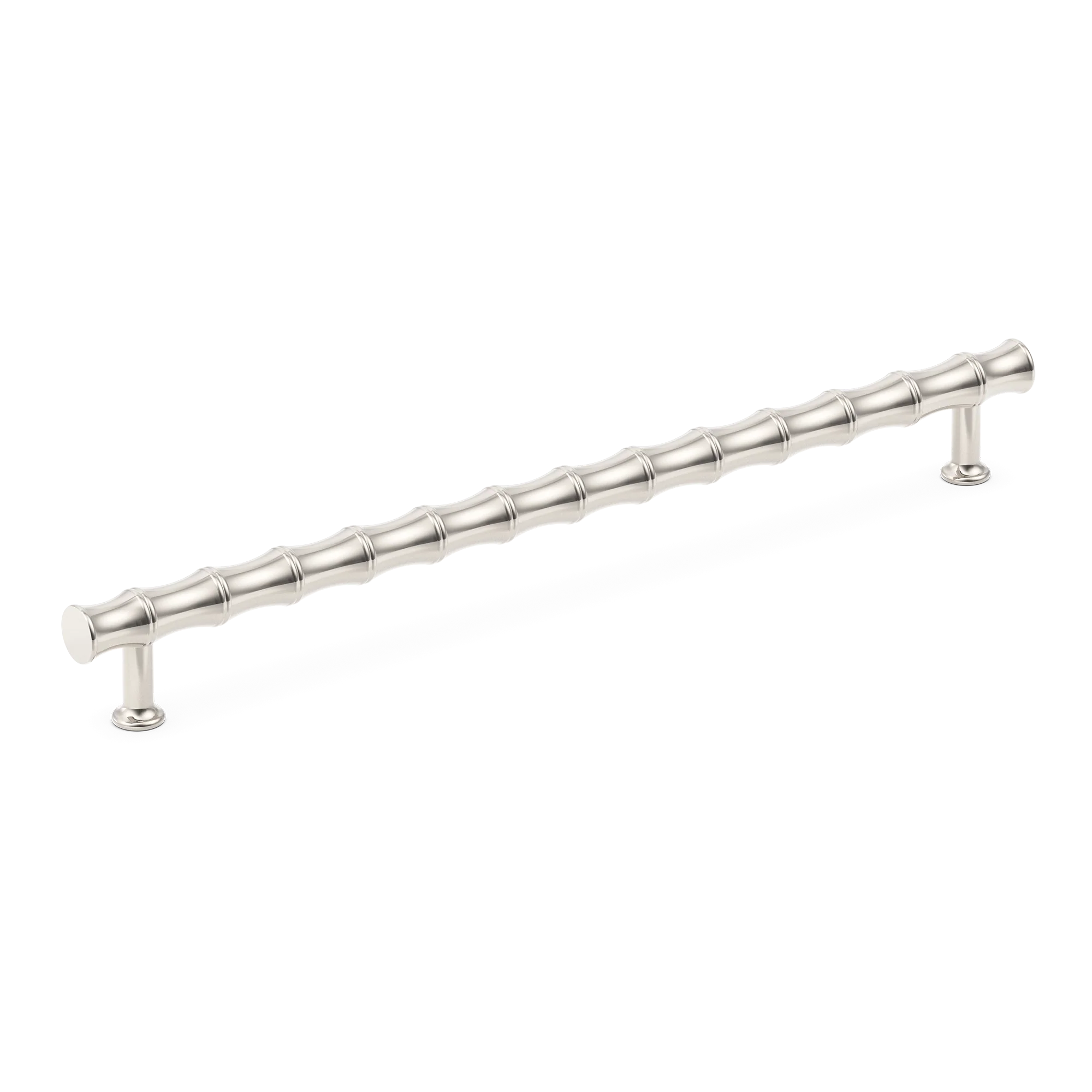 Armac Martin Grove Bamboo Appliance Pull in 384mm / Polished Nickel Plate
