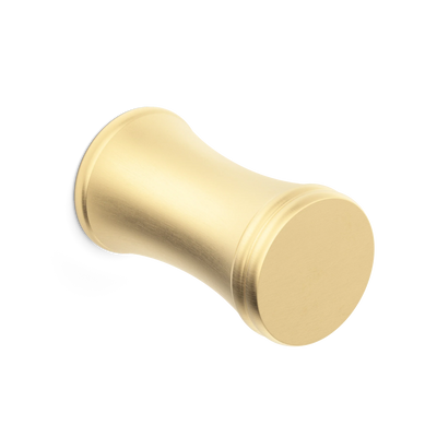 Armac Martin Grove Bamboo Robe Hook in 34mm / Satin Brass Unlacquered