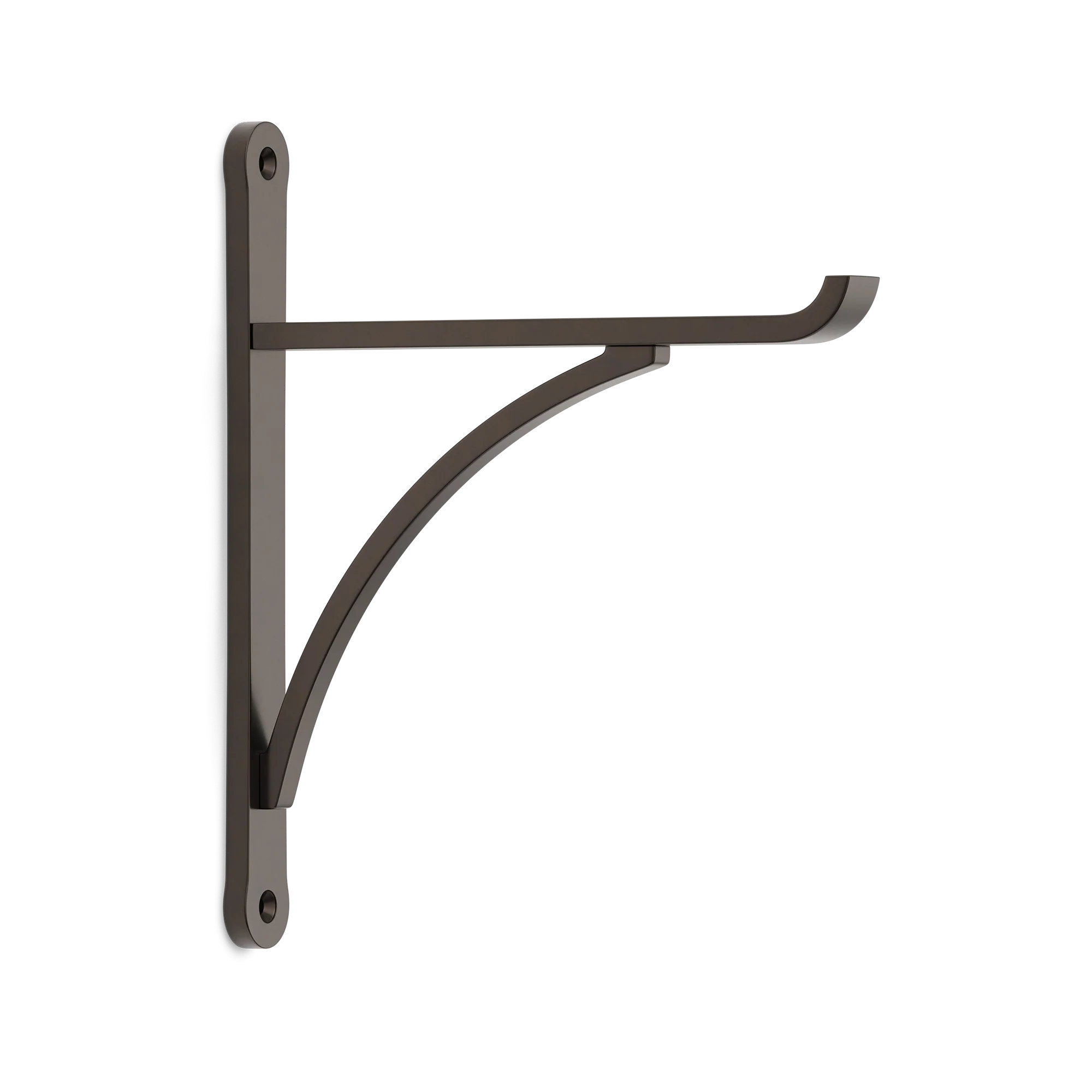 Armac Martin Harborne Brass Shelf Bracket in 190mm / Dark Bronze