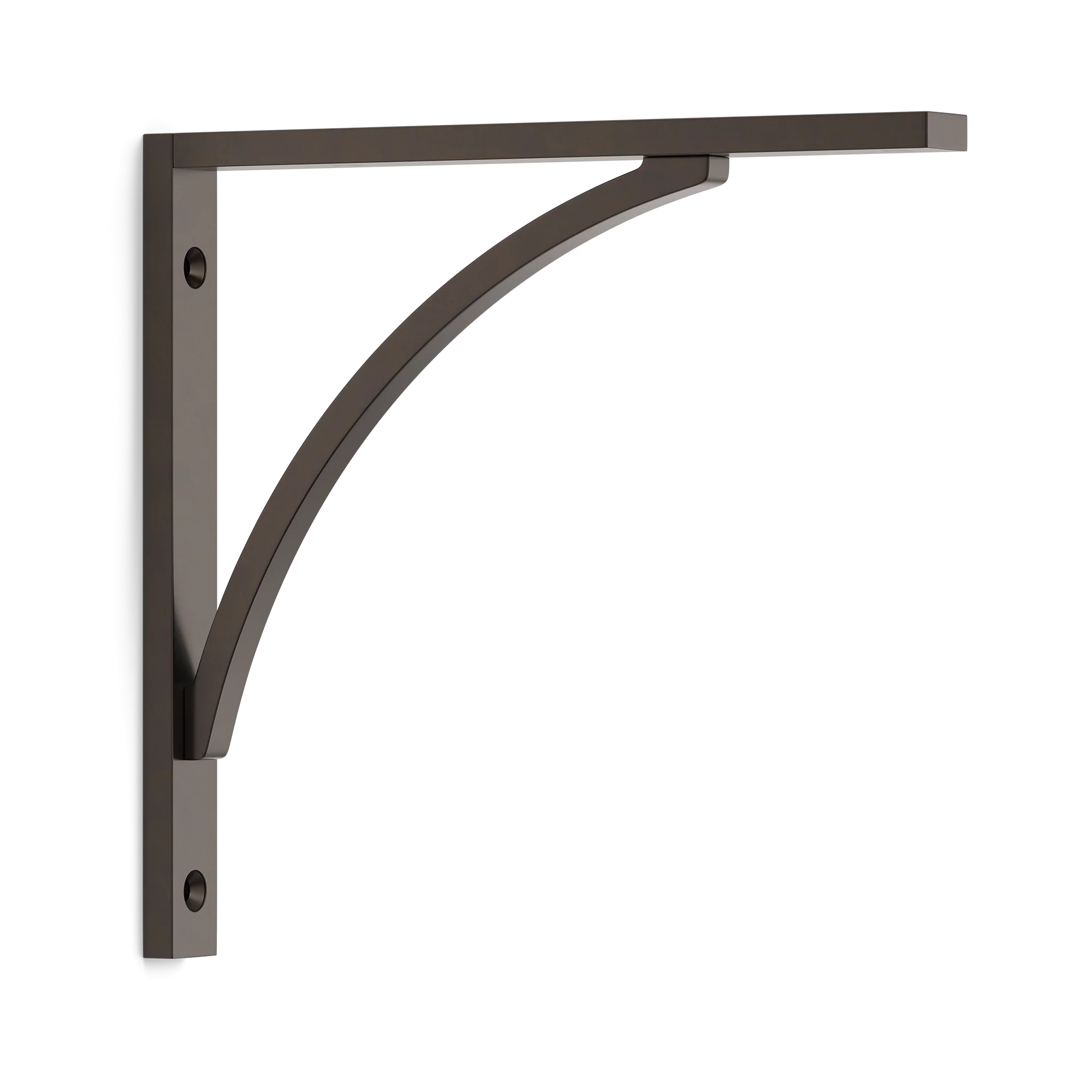 Armac Martin Hockley Flush Mounted Shelf Bracket in 150mm / Dark Bronze