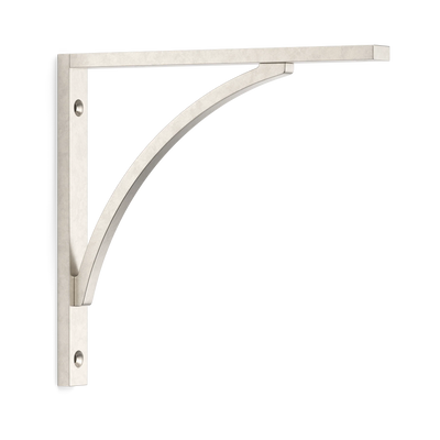 Armac Martin Hockley Flush Mounted Shelf Bracket in 150mm / Barrelled Nickel Plate