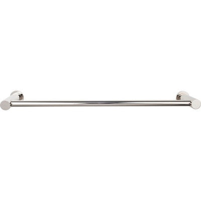 Top Knobs Hopewell Bath Towel Bar 30" in Polished Nickel