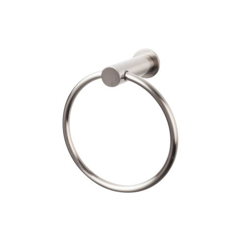 Top Knobs Hopewell Bath Ring in Brushed Satin Nickel