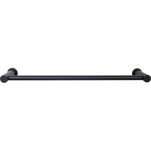 Top Knobs Hopewell Bath Towel Bar 18" in Flat Black