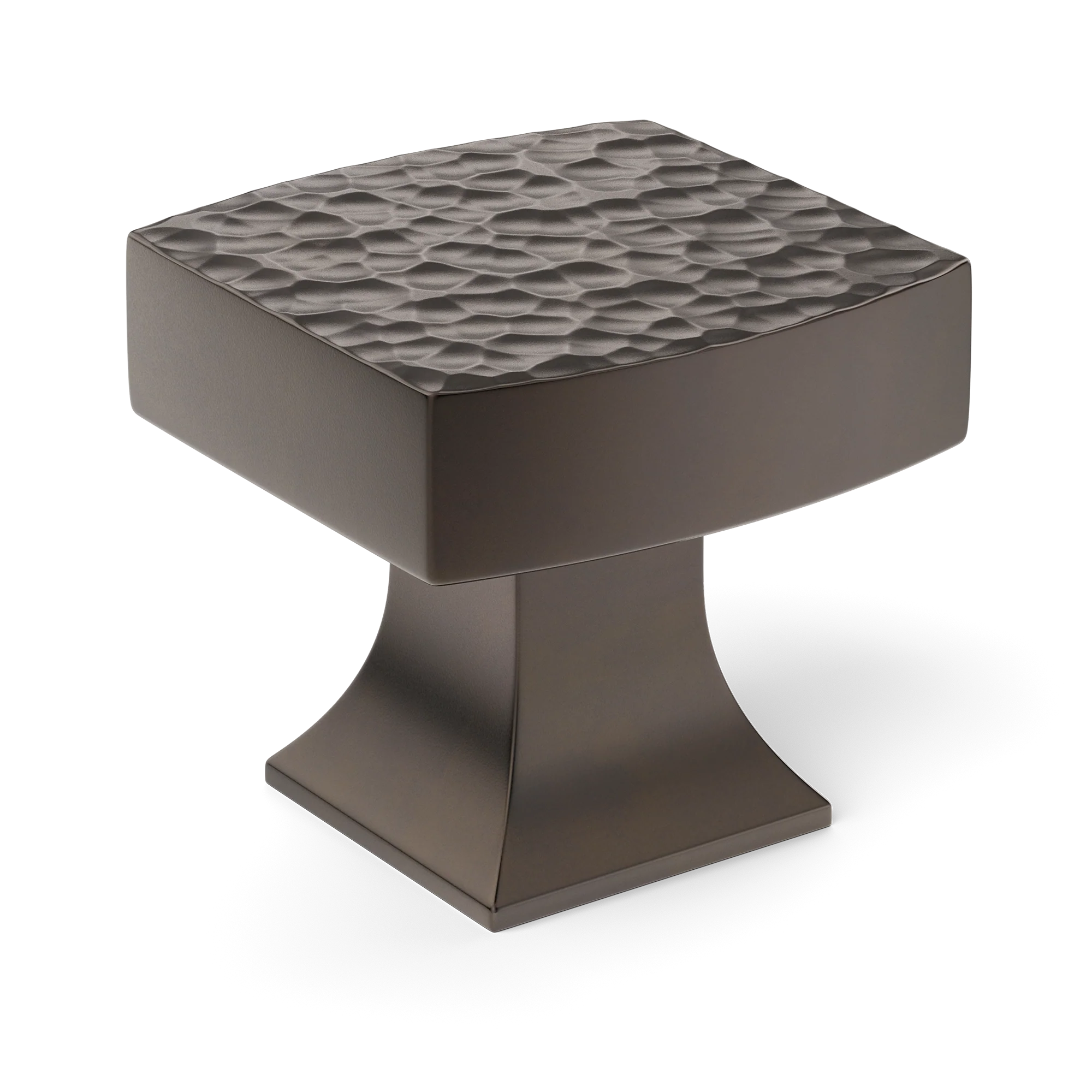 Armac Martin Harold Hammered Cabinet Knob in 32mm / Dark Bronze